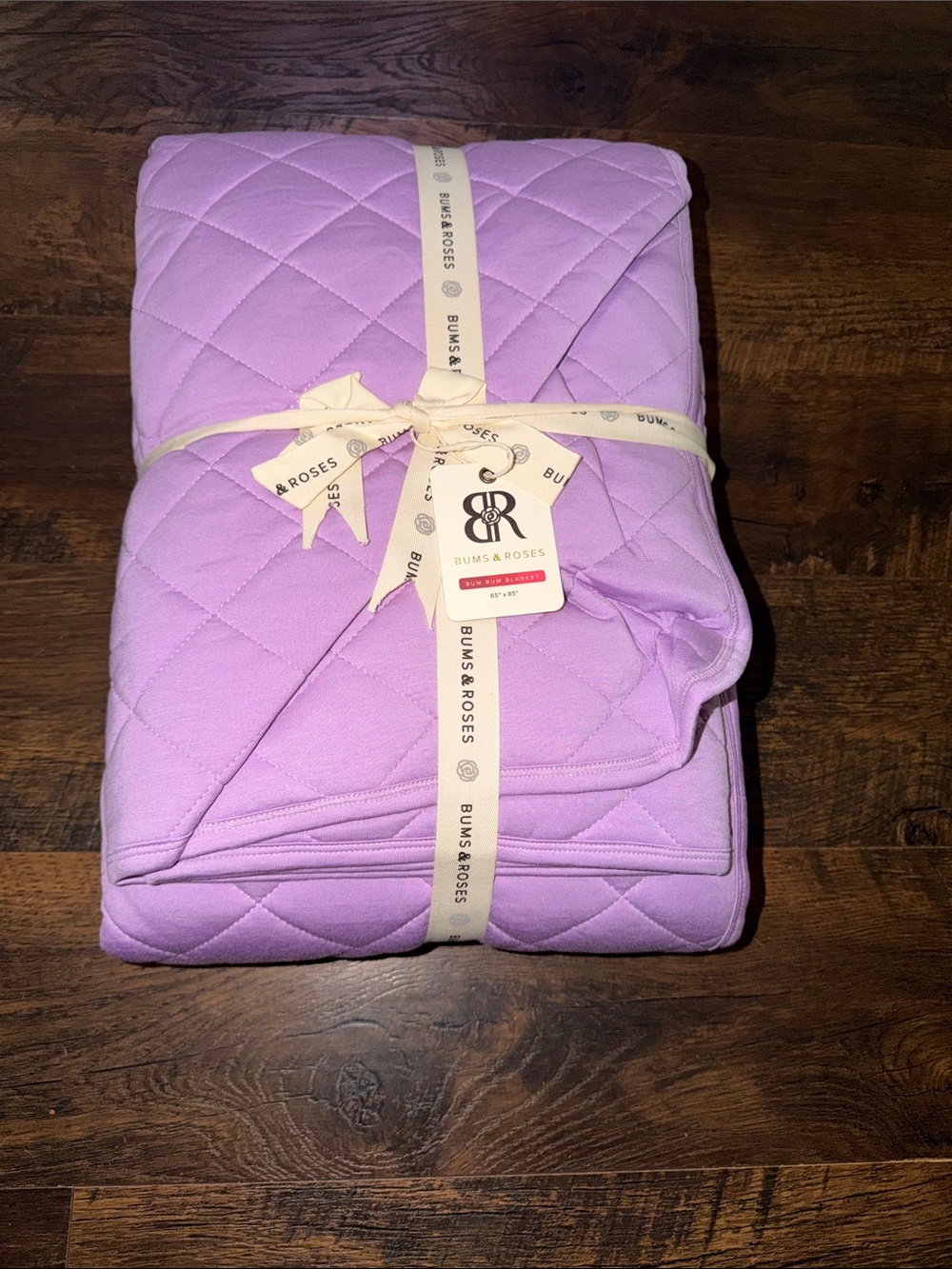 Bums & Roses Lavender Quilted Quilt